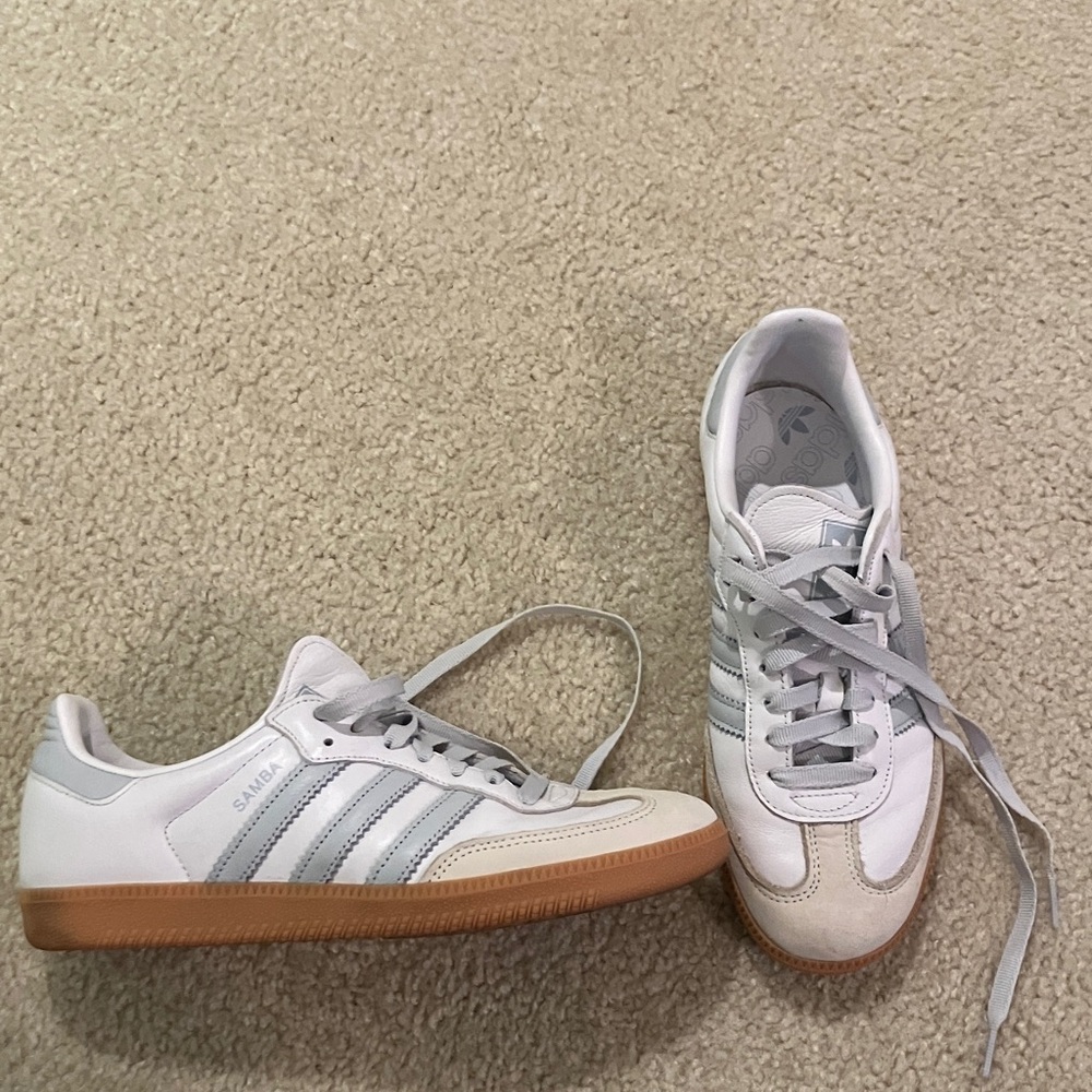 Adidas Samba | Light Blue & White - Picture 5 of 5
